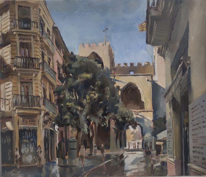 "Carrer dels Serrans" II (63 X 54 cm)