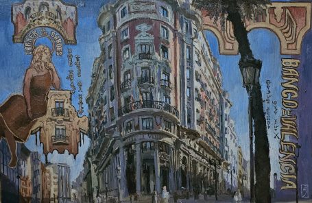 Banco de Valencia, 60 x 39 cm