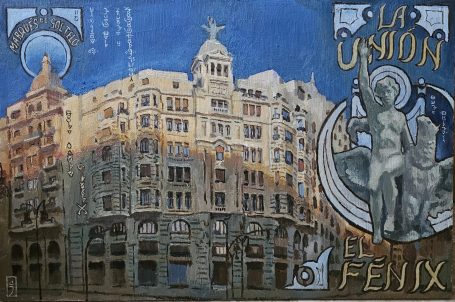 ´La Unión y El Fénix´ 60x39cm