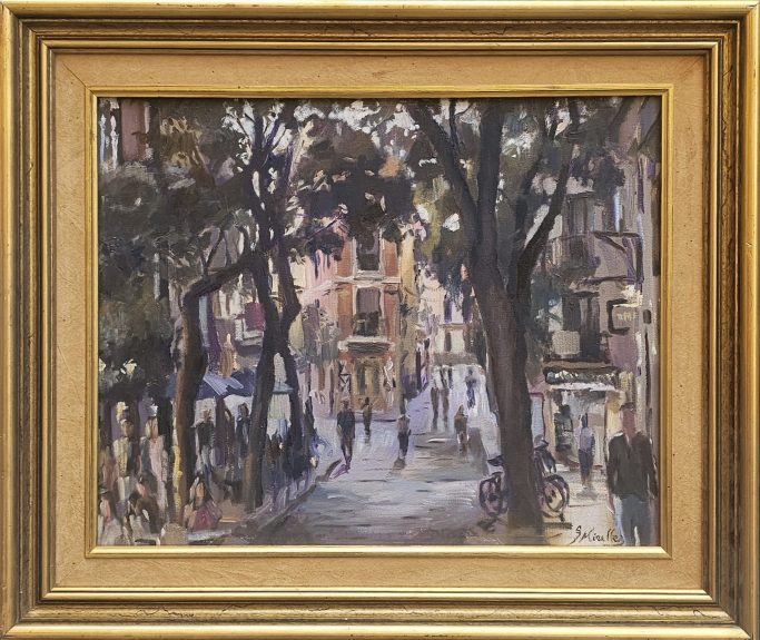 "Plaza San Jaime" 65 x 56cm